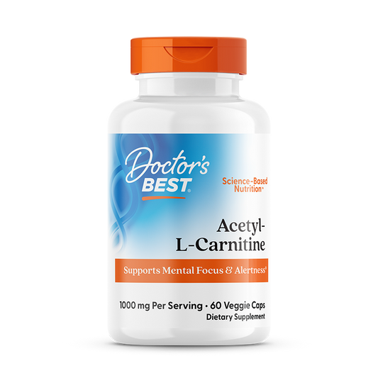 Doctor’s Best Acetyl-L-Carnitine 500mg – 60 Veggie Caps