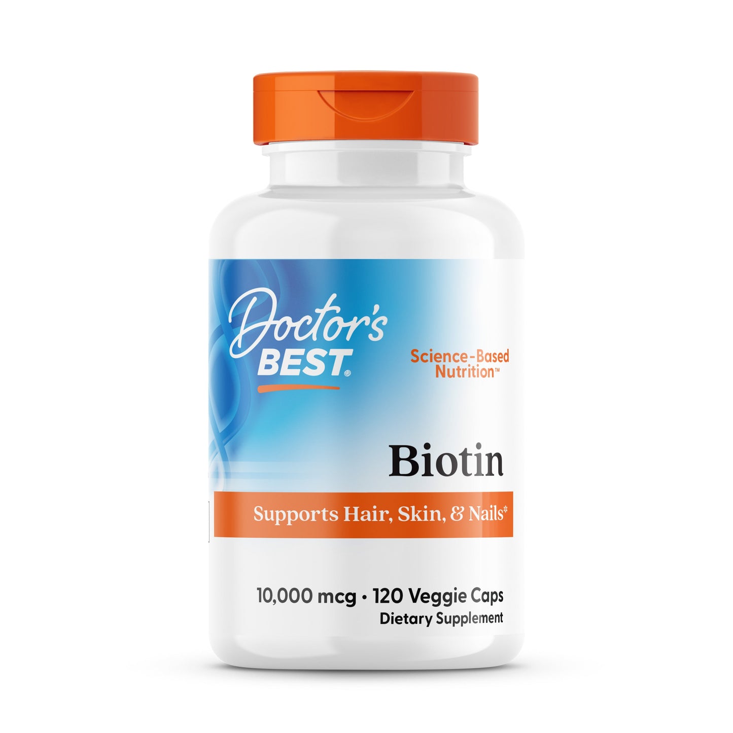 Doctor’s Best Biotin 10000mcg – 120 Veggie Capsules