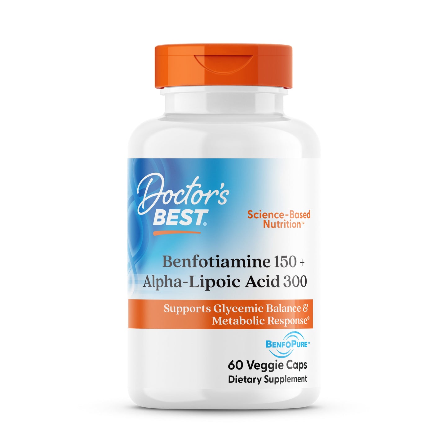 Doctor’s Best Benfotiamine 150 + Alpha-Lipoic Acid 300 – 60 Veggie Caps