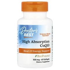 Doctor’s Best High Absorption CoQ10 100mg – 60 Softgels