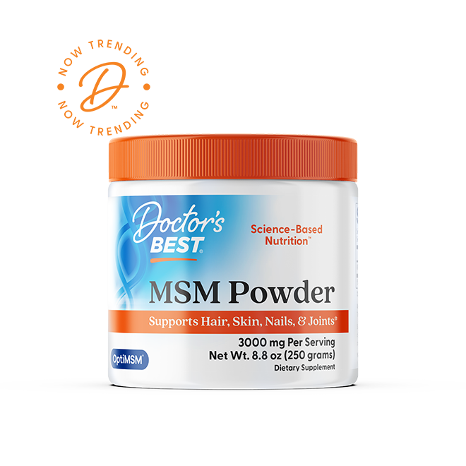 Doctor’s Best MSM Powder with OptiMSM – 250g