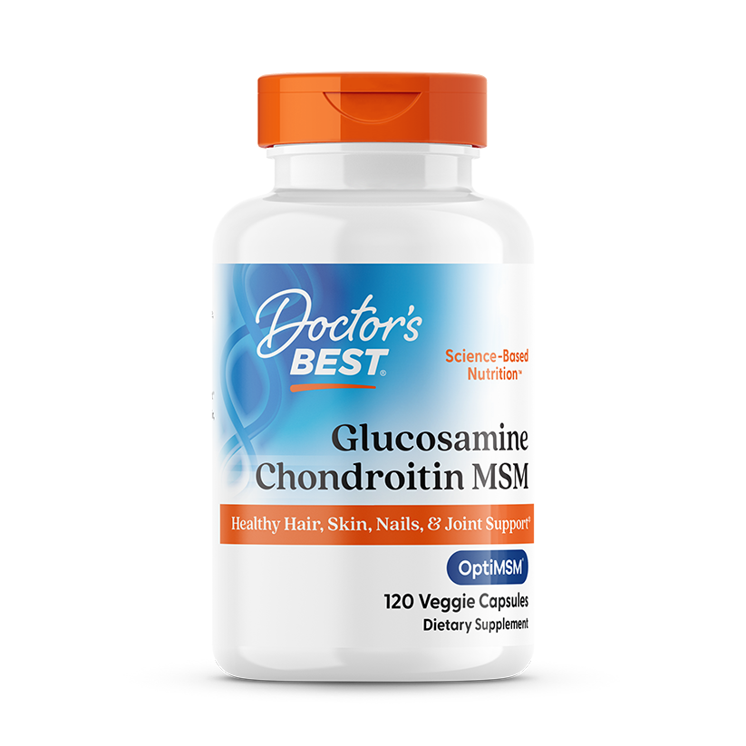 Doctor’s Best Glucosamine Chondroitin MSM – 120 Veggie Capsules