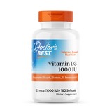 Doctor’s Best Vitamin D3 1000 IU – 180 Softgels