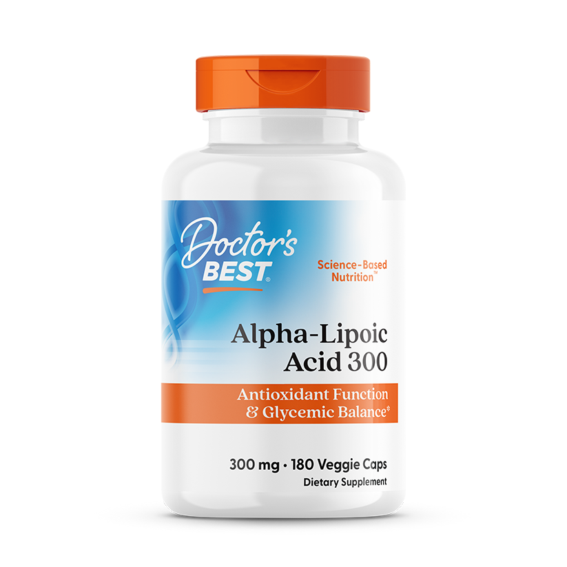 Doctor’s Best Alpha-Lipoic Acid 300mg – 180 Veggie Caps