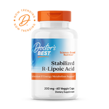 Doctor’s Best Stabilized R-Lipoic Acid 200mg – 60 Veggie Caps