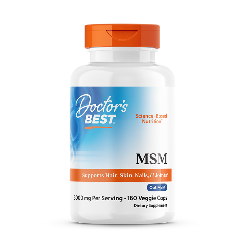 Doctor’s Best MSM 1000mg – 180 Veggie Caps