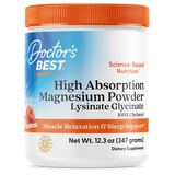Doctor’s Best High Absorption Magnesium Powder Sweet Peach – 347g