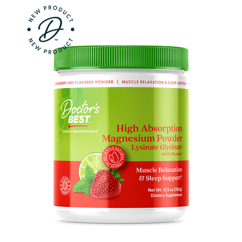 Doctor’s Best High Absorption Magnesium Powder Strawberry Lime – 350g
