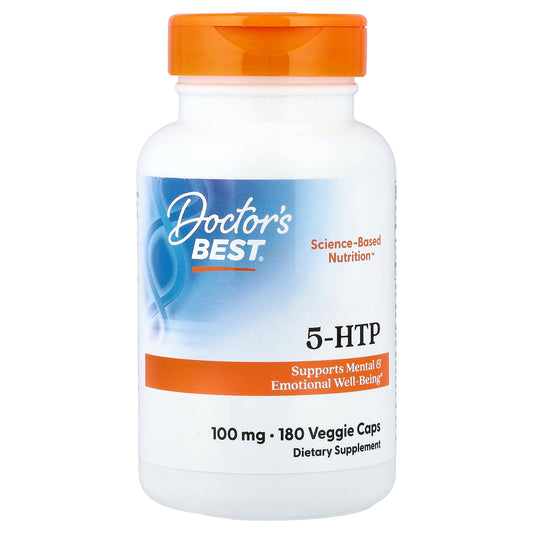 Doctor’s Best 5-HTP 100 mg – 180 Veggie Caps