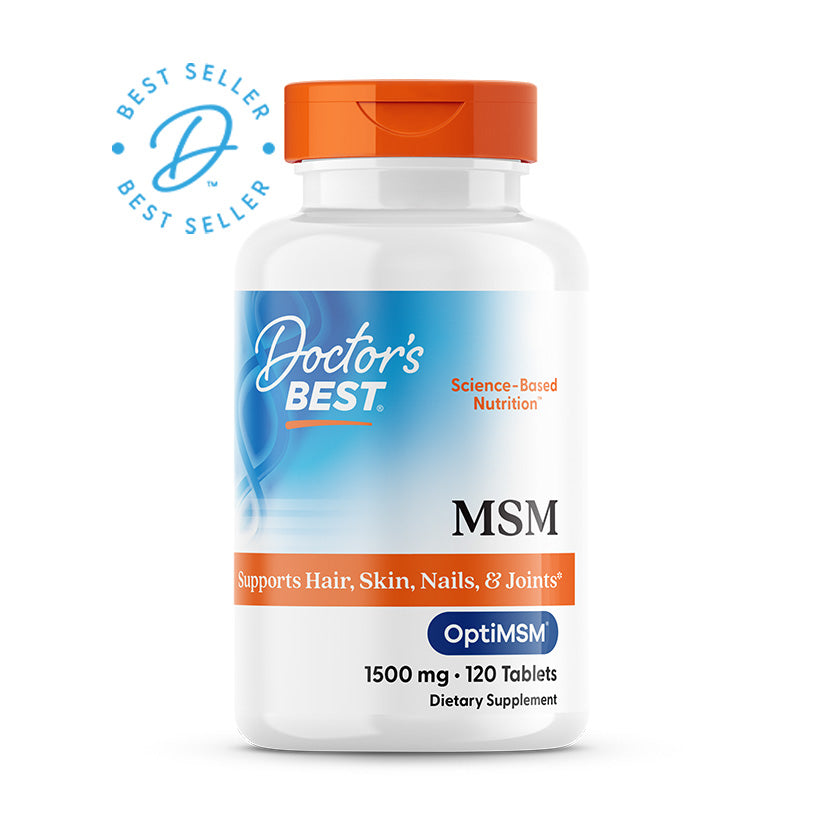 Doctor’s Best MSM with OptiMSM 1500mg – 120 Tablets