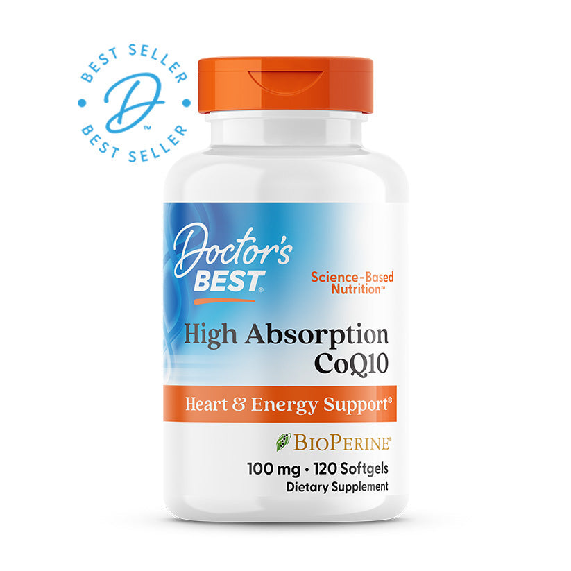 Doctor’s Best High Absorption CoQ10 100mg – 120 Softgels