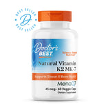 Doctor’s Best Vitamin K2 MK-7 45mcg – 60 Veggie Capsules