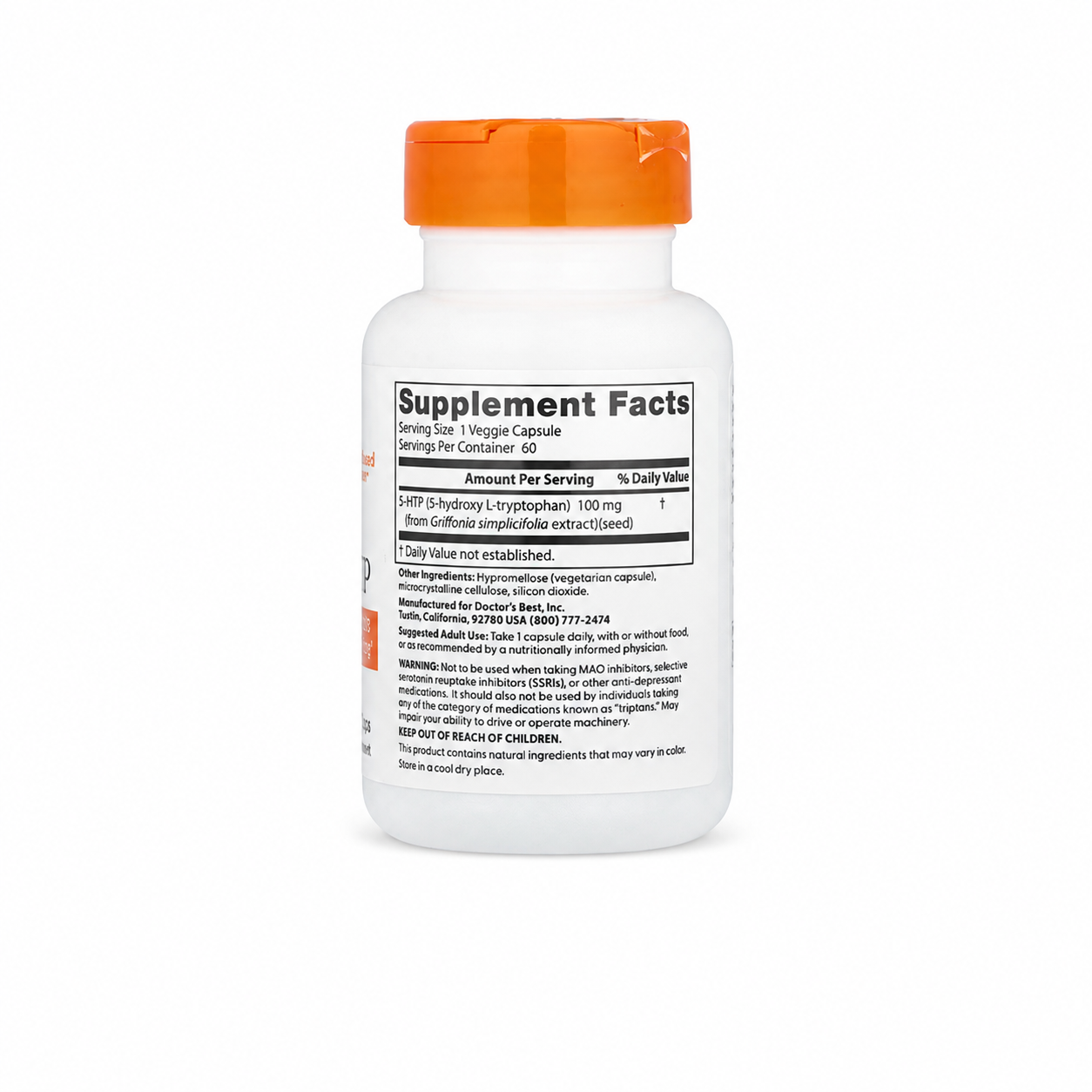 Doctor’s Best 5-HTP 100 mg – 60 Veggie Caps