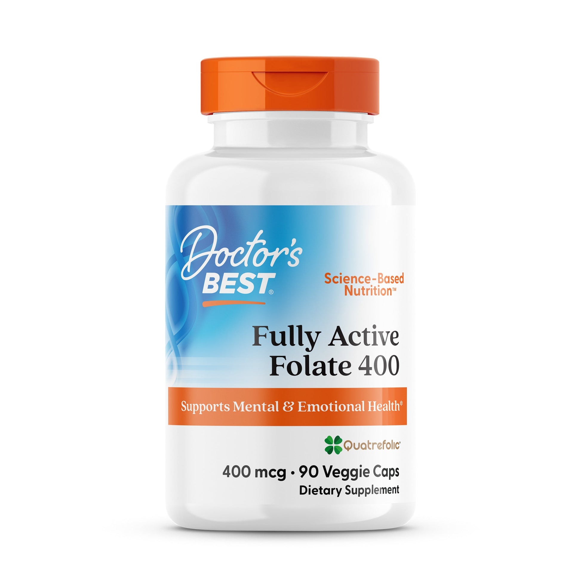 Doctor’s Best Fully Active Folate 400mcg – 90 Veggie Capsules